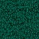 Miyuki rocailles kralen 11/0 - Matted transparent emerald 11-147F